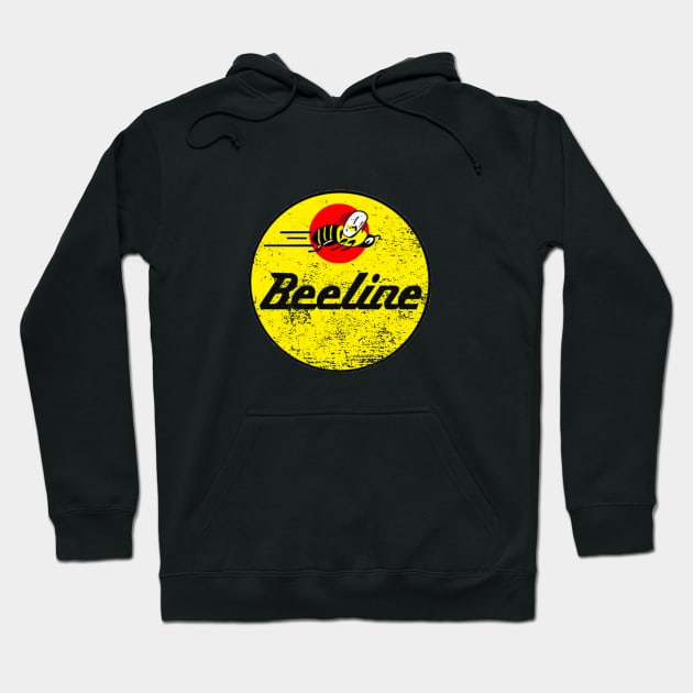 Bee Line Gas Station Hoodie by Owl House Creative